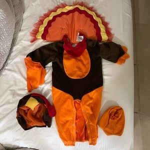 Lil Gobbler Turkey Halloween L 2T Toddler costume